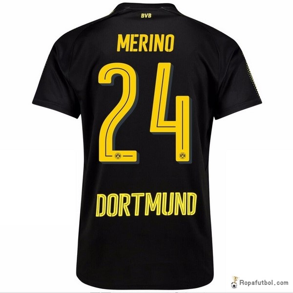 Camiseta Borussia Dortmund Replica Segunda Ropa Merino 2017/18